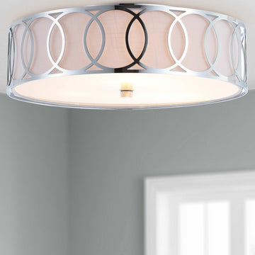 Aria Metal LED Flush Mount - JONATHAN Y
